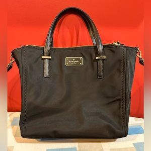 Kate Spade microfiber black purse. Excellent condition.